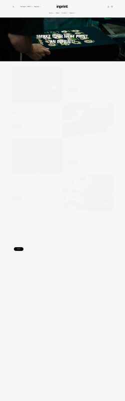 Captură de ecran inprintstore.com