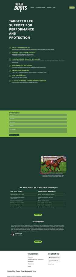 Screenshot bestboots.horse