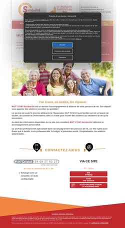 Screenshot www.mutcom-solidarite.com