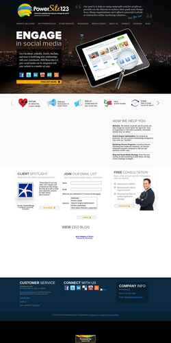 Screenshot www.powersite123.com
