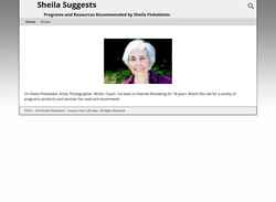 Screenshot sheilasuggests.com