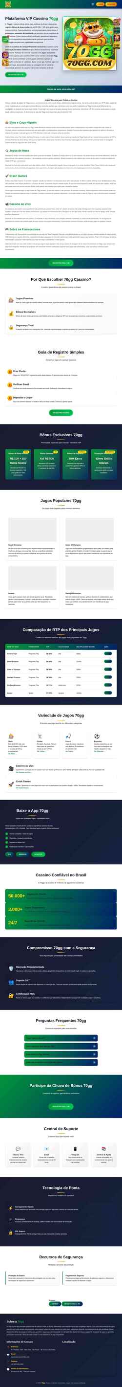 Screenshot 70ggwin.com