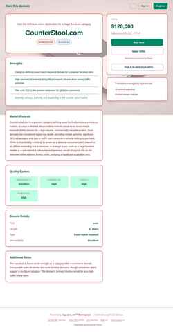 Screenshot counterstool.com