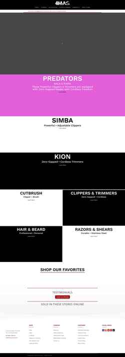 Screenshot 4masgrooming.com