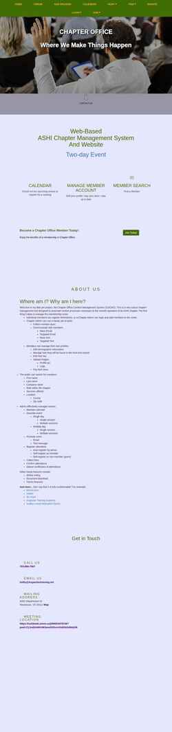 Screenshot development.chapteroffice.com