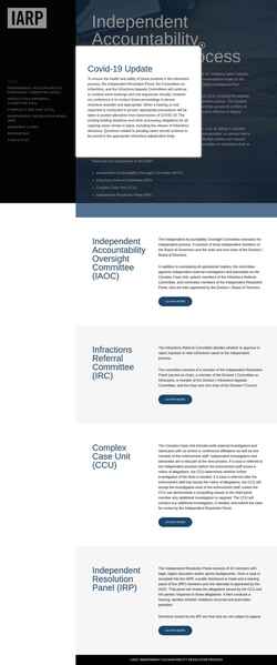 Screenshot iarpcc.org