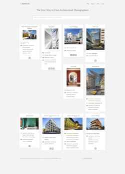 Screenshot photographyandarchitecture.com