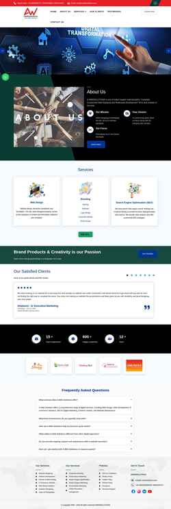 Screenshot a-websolutions.com