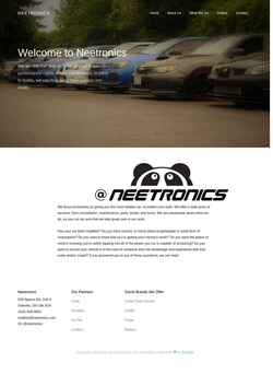 Screenshot www.neetronics.com
