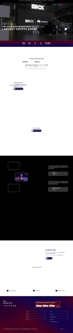 Screenshot auscryptocon.com