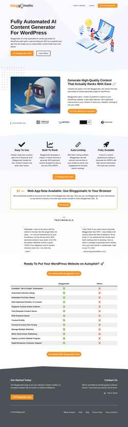 Screenshot bloggomatic.com