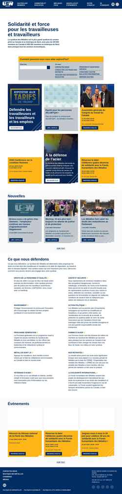 Screenshot metallos.ca