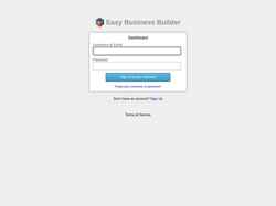 Screenshot dashboard.easybusinessbuilder.com