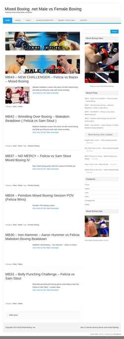 Screenshot mixedboxing.net
