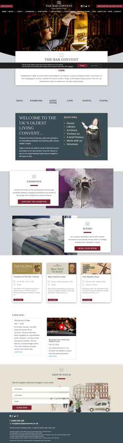 Screenshot barconvent.co.uk
