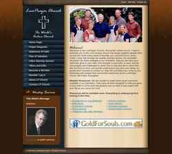 Screenshot liveprayerchurch.com
