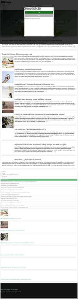 Screenshot cbdxline.com