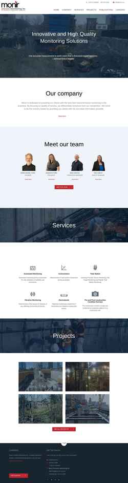 Screenshot www.monir.ca
