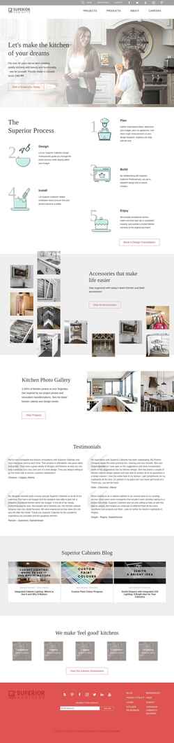 Screenshot superiorcabinets.ca