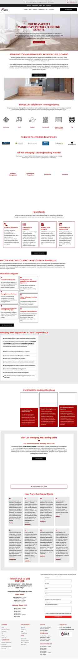 Screenshot curtiscarpets.ca
