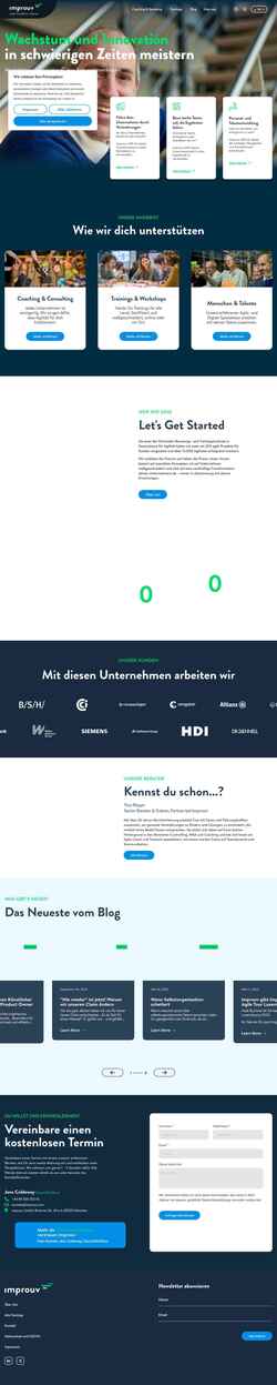 Screenshot improuv.com