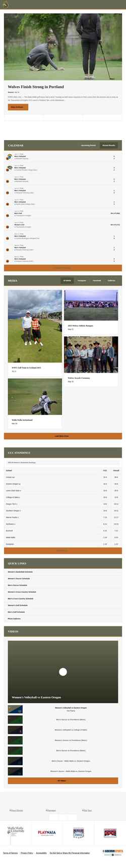 Screenshot uwolves.com