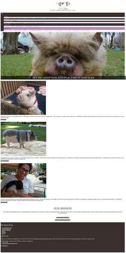 Screenshot www.pigplacementnetwork.org