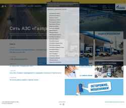 Posnetek zaslona azsgazprom.ru