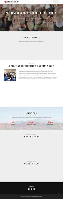 Screenshot precinctportal.org