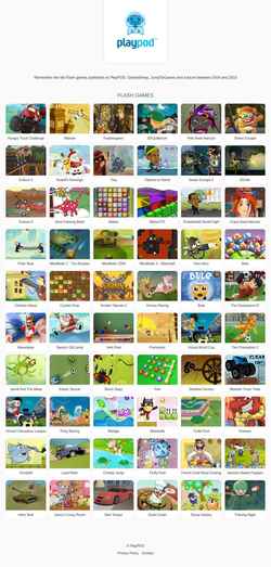 Снимак екрана playpod.com