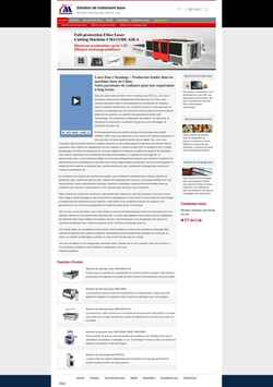 Screenshot yueminglaser.fr