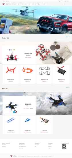 Screenshot store.walkera.com