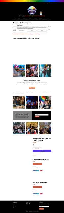 Screenshot bluegrasspride.net