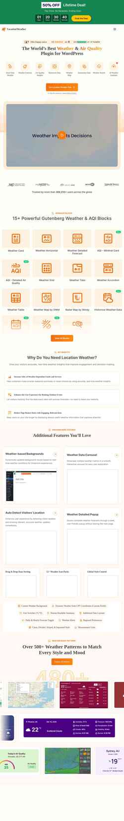 截屏 locationweather.io