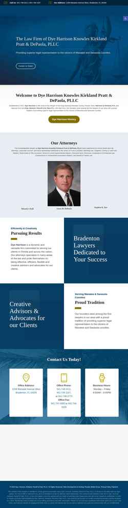 Screenshot www.dyeharrison.com
