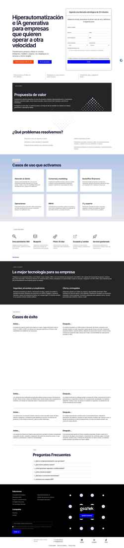 Screenshot gsatek.com