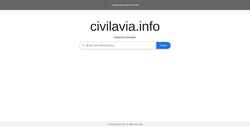 Snímka obrazovky civilavia.info