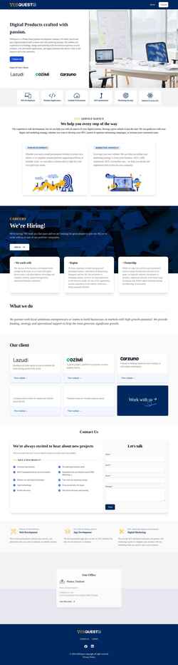 Screenshot webquest.io