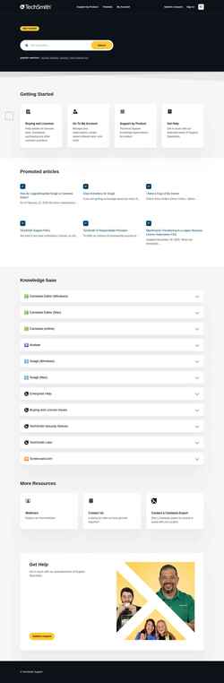 Снимак екрана support.techsmith.com