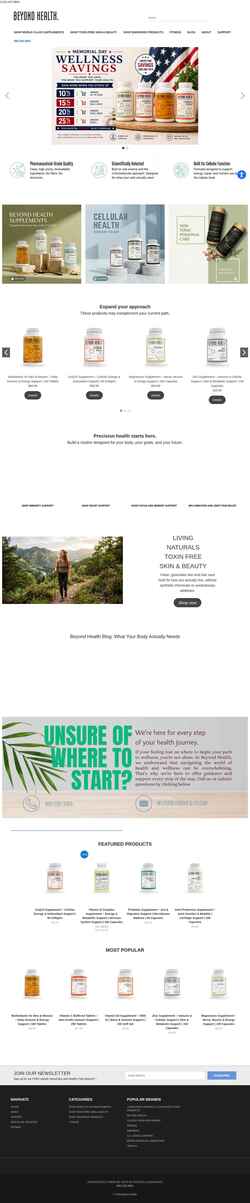 Screenshot beyondhealth.com