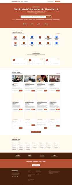 Screenshot chirolistingpro.com