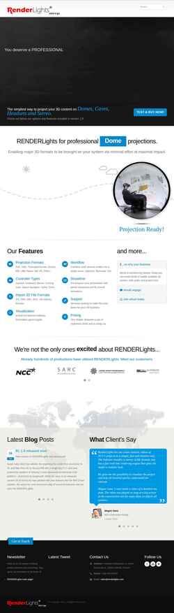 Screenshot www.renderlights.com