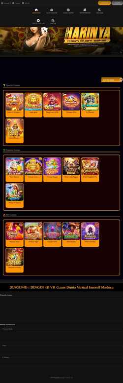 Screenshot dingin4d.net