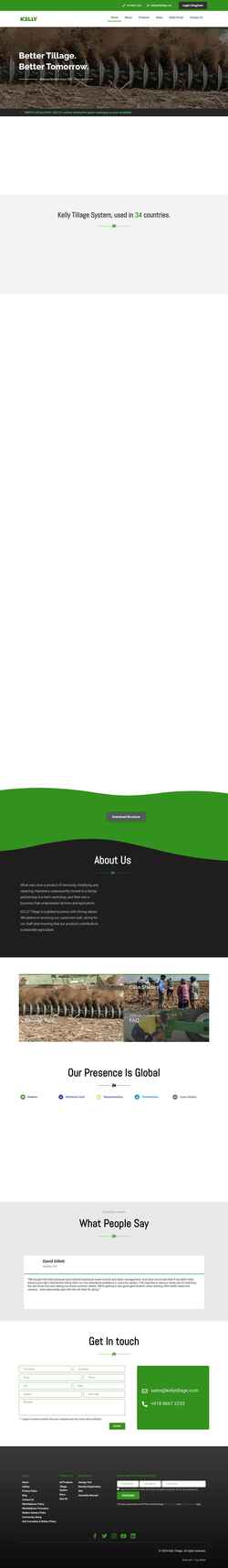 Captura de pantalla kellytillage.com