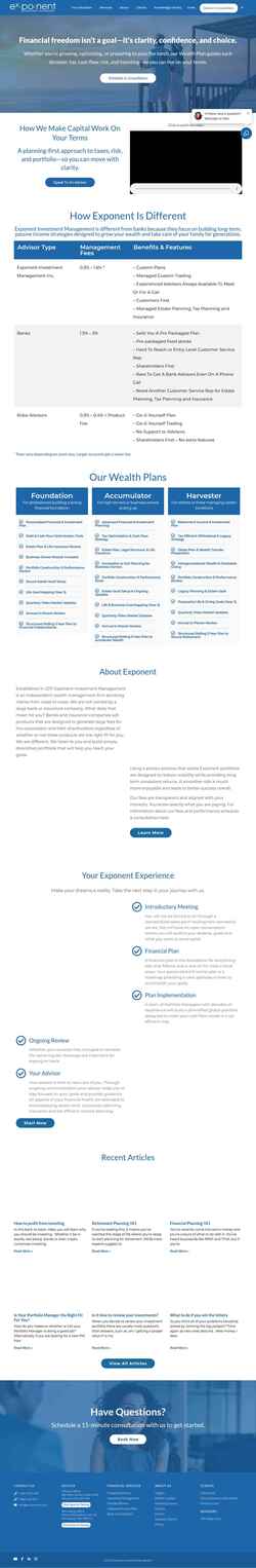 Screenshot ex-ponent.com