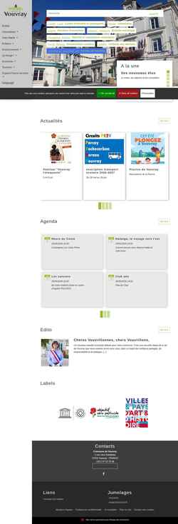 Screenshot vouvray.fr