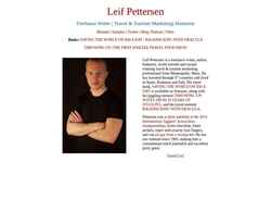 Screenshot leifpettersen.com