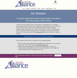 Screenshot www.ncmsalliance.org