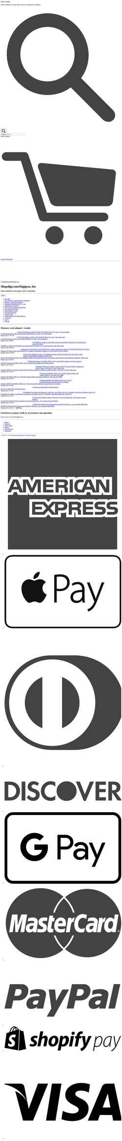 Screenshot www.shopdigi.com