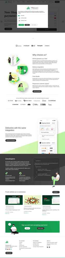 Скриншот makecommerce.net